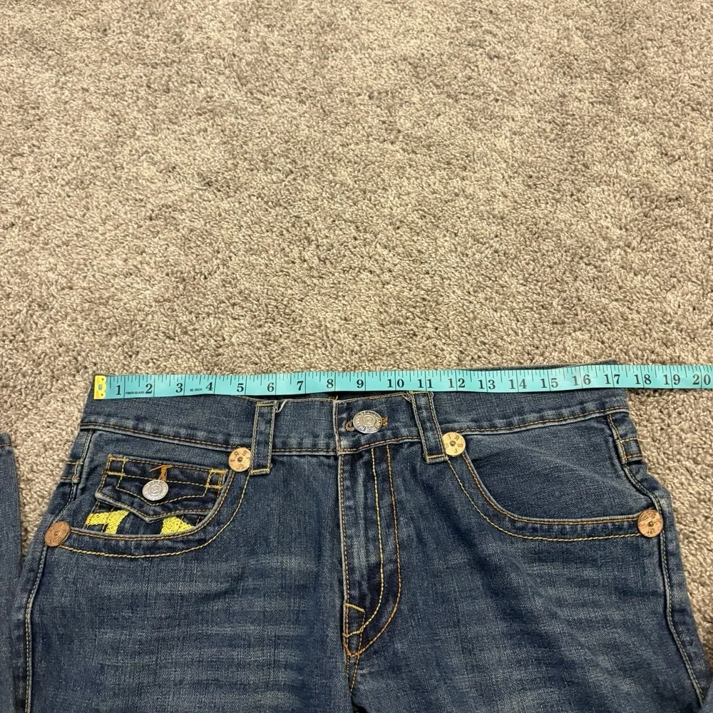Y2K True Religion Billy Super T Jeans 32x33 FIT 34x33 5 Pocket USA Unique Biker